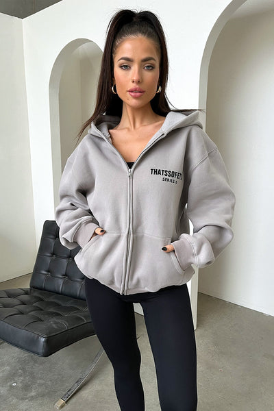 Series 6 Zip Up Hoodie - Grey – Thats So Fetch UK