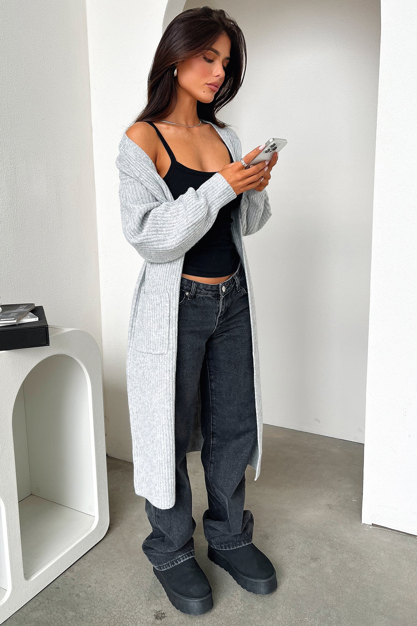 Theadora Off Shoulder Ribbed Knit - Black – Thats So Fetch UK