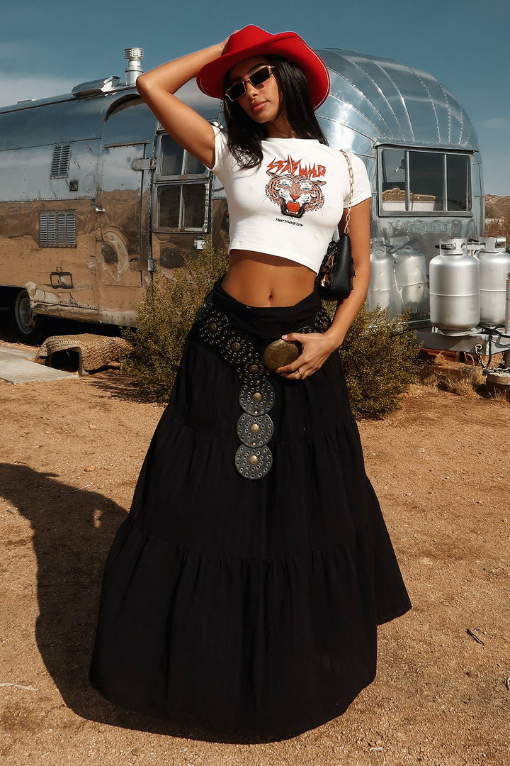 Breeze Maxi Skirt - Black
