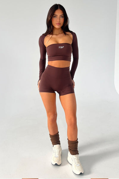 Davis Bike Shorts - Brown