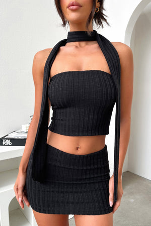 Mariana Crop - Black