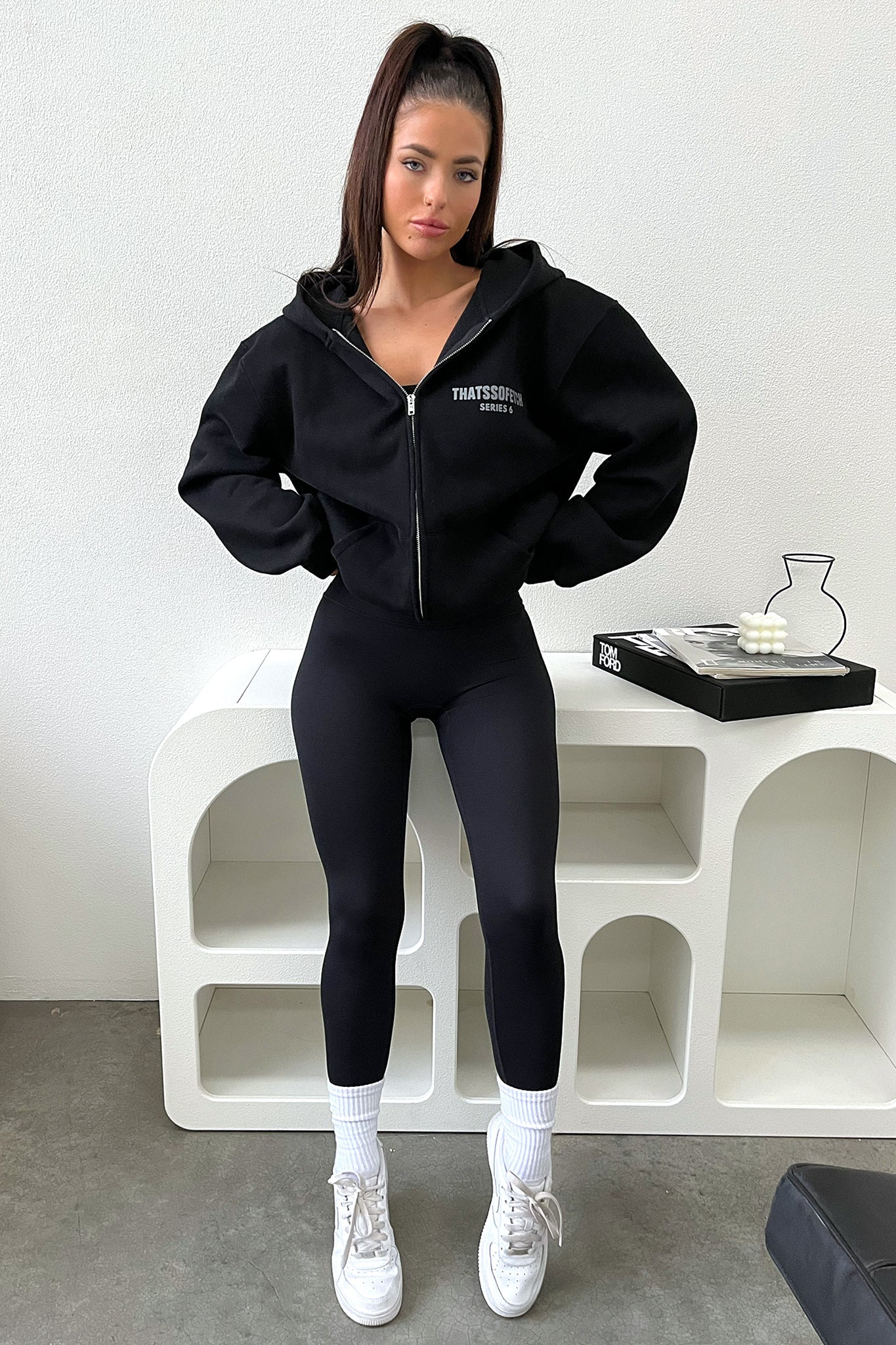 Series 6 Zip Up Hoodie - Black – Thats So Fetch UK
